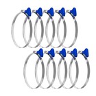  70260 Key Hose Clamp  Thumb Screw Key Adjustable 4 Inch Key Clamps  10 Pk 
