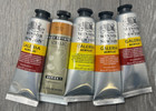Lot 5 Acrylic Paint  1 Blick Artists    4 Winsor   Newton Galeria 2 Oz Ea  bag2 