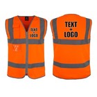 Pack Of 10 Custom Hi-vis Safety Vests     Full-color Personalized Print