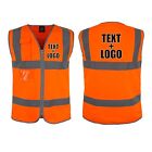 Pack Of 6 Custom Hi-vis Safety Vests     Full-color Personalized Print