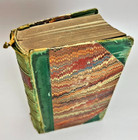 1822 Barry Cornwall Poetical Works Vol 1 Leather Marbled Antique Poetry Book