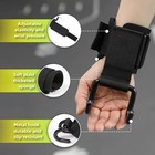 1 Pair Weight Lifting Steel Hooks Wrist Straps For Enhanced Grip Gym Training