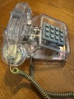 Vintage Cortelco Transparent clear Corded Desk Push Button Phone