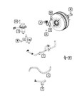 Genuine Mopar Brake Booster Vacuum Hose 68271976ab