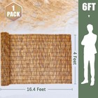 Barydat 1 Pcs 4 X 16 4 Ft Reed Fence Roll 85 Shade Bamboo Privacy Screen