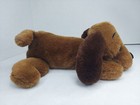 Vtg 1973 Dakin Brown Laying Drooper Stuffed Puppy Dog Animal Plush 10 