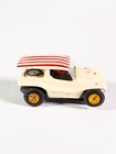 Vintage Aurora Tjet Slot Car  1399 Dune Buggy In White Nice 