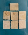 Antique Set Of 7 Highly Sought After Early Astralia Queensland Stampsused1800s