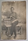 Antique Rppc Real Photo Postcard Wwi Era Russian Soldier Military Romantic Note