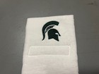 Michigan State Spartans Team Issued White Player Exclusive Game Towel Football