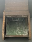 Antique English Victorian Wood   Coal Scuttle Fireplace Hearth Box -rare