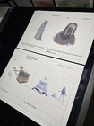 Star Wars Movie Props Concept Art The Force Awakens Production Art Used Print R1