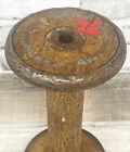 Vintage Large 9 75  Wooden Industrial Textile Bobbin Spool Sewing Crochet Notion