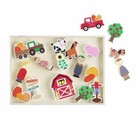 Mud Pie Wooden Pumpkin Patch Wooden Toy Set