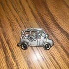 Lot Of 5 Vtg Whimsical Pewter Brooch  Pin             