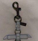 Coach Vintage Y2k Mink Ice Skate Boots Key Chain Fob Bag Charm Fur Leather 93013
