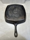 10 Inch Lodge Griddle Square Cast Iron Grill Pan Skillet 8scp2 Usa Sits Flat