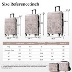 New 5pcs Luggage Sets Hardside Lightweight Durable With Lock Spinner Wheels