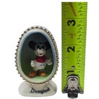 Vintage Disneyland Mickey Mouse Diorama Egg Disney Figurine Bone China Japan