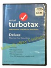 Intuit Turbotax Deluxe 2009  2010  2017