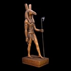 Authentic Rare Ancient Egyptian Anubis God Statue Standing Figure 1200 Bc