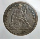 1867 Seated Liberty Silver Dollar Ngc Au50 About Uncirculated Key Date