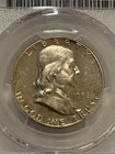 1952 Proof Franklin Silver Half Dollar Pcgs Pr61