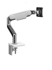 Humanscale M10 Monitor Arm  White With Polished Trim  Clamp Mount
