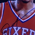 Allen Iverson Philadelphia Sixers Signed Autograph Basketball 8x10 Photo