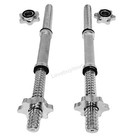 2 Pack Adjustable Dumbbell Handle Straight Barbell Arm Blaster For 1  Holes