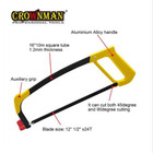 12 Inch Adjustable Hacksaw Frame Set tools High-tension Arco De Serra 12 