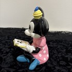 Vintage Disney Minnie Mouse Pie Eyed Pink Dress Bookend Figurine 