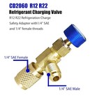 Cd2060 Cd2080 Refrigerant Charging Valve R22 r410 hvac Core Depressor Tool For 
