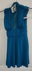 Weissman Dance Costume - Size Ic  intermediate  7 8 - Aqua Turquoise