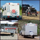 Wireless Magnetic Trailer Lights  Bluetooth Tow Light Kit With Usb Car Charger