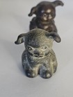 Lot 5 Vintage Griswold Advertising Pup Dogs Hines East Tech Bucki Cast Iron Erie