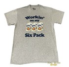 New Miller Lite Beer Working On My Six Pack 6 Mens Vintage Classic T-shirt