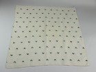 Vintage Men   s Handkerchief Cream With Aqua And Brown Accents 21x21