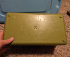 Vintage Wil-hold Wilson Large Plastic Avocado Green Sewing Box With Tray