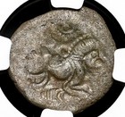 Celtic  Gaul  Coriosolites  100-50 B c  Billon Stater  Ngc Vf