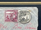 Palestine Mandate Wwii Censor Airmail Cover To Usa 1940s 60m Dome Of The Rock