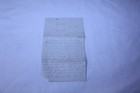  Hand Written 4 Page Letter 1873 Embossed On Letter Head Vintage