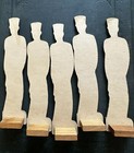 Vintage 1950s 60s Cardboard Paper Litho Christmas Toy Soldier Lot