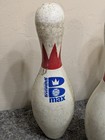 5x Lot Brunswick Max Bowling Pin Wibc Abc Approved  334 Surlyn Coated Vtg Usa  2