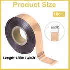 Heat Transfer Foil Roll  0 8  X 394ft Pet Metallic Foil Paper Roll Light Bronze