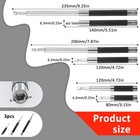 3pcs Magnetic Screw Drive Guide Drill Bit Tip Holder  Quick Release Screwdriv   