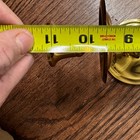 Vintage Solid Brass Wall Sconces Set Of 3 Ornate Candle Holders Made In India