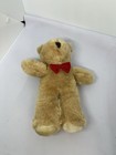 Avon Holiday Sleigh Bear  A Tan Teddy Bear Released In 1986 Red Bow