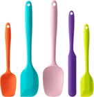Silicone Spatula Set 5 Piece Food Grade Rubber Spatulas multicolor