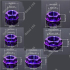 1pc M22 M24 M25 M28titanium Alloy Nut Motorcycle Axis Cnc Hex Nut Pitch 1 0 1 25